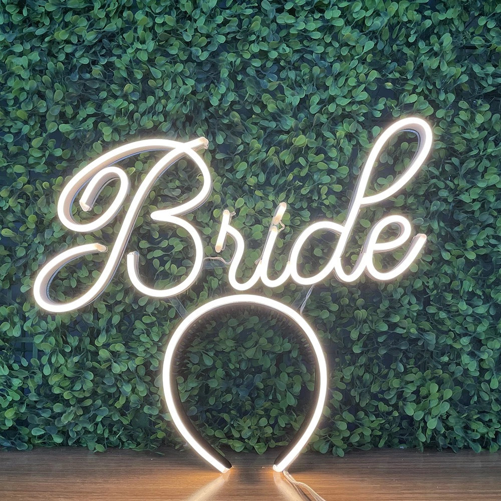 Products Bride Neon Sign Headband